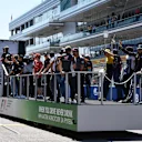 Drivers parade at Formula One World Championship, Rd4, Russian Grand Prix, Race, Sochi Autodrom, Sochi, Krasnodar Krai, Russia, Sunday 30 April 2017. © Sutton Motorsport Images