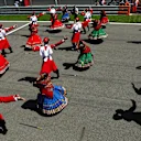 Grid entertainment at Formula One World Championship, Rd4, Russian Grand Prix, Race, Sochi Autodrom, Sochi, Krasnodar Krai, Russia, Sunday 30 April 2017. © Sutton Motorsport Images