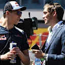 Daniil Kvyat (RUS) Scuderia Toro Rosso and Vitaly Petrov (RUS) on the drivers parade at Formula One World Championship, Rd4, Russian Grand Prix, Race, Sochi Autodrom, Sochi, Krasnodar Krai, Russia, Sunday 30 April 2017. © Sutton Motorsport Images