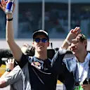 Daniil Kvyat (RUS) Scuderia Toro Rosso and Vitaly Petrov (RUS) on the drivers parade at Formula One World Championship, Rd4, Russian Grand Prix, Race, Sochi Autodrom, Sochi, Krasnodar Krai, Russia, Sunday 30 April 2017. © Sutton Motorsport Images