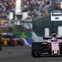 Sergio Perez (MEX) Force India VJM10 at Formula One World Championship, Rd4, Russian Grand Prix, Race, Sochi Autodrom, Sochi, Krasnodar Krai, Russia, Sunday 30 April 2017. © Sutton Motorsport Images