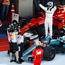 Race winner Valtteri Bottas (FIN) Mercedes-Benz F1 W08 Hybrid celebrates in parc ferme at Formula One World Championship, Rd4, Russian Grand Prix, Race, Sochi Autodrom, Sochi, Krasnodar Krai, Russia, Sunday 30 April 2017. © Sutton Motorsport Images