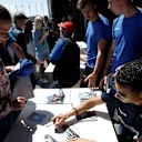 Pascal Wehrlein (GER) Sauber signs autographs for the fans at Formula One World Championship, Rd4, Russian Grand Prix, Race, Sochi Autodrom, Sochi, Krasnodar Krai, Russia, Sunday 30 April 2017. © Sutton Motorsport Images