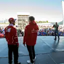 Sebastian Vettel (GER) Ferrari at the autograph session at Formula One World Championship, Rd4, Russian Grand Prix, Preparations, Sochi Autodrom, Sochi, Krasnodar Krai, Russia, Thursday 27 April 2017. © Sutton Motorsport Images