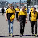 Sergey Sirotkin (RUS) Renault Sport F1 Team RS17 Test Driver walks the track at Formula One World Championship, Rd4, Russian Grand Prix, Preparations, Sochi Autodrom, Sochi, Krasnodar Krai, Russia, Thursday 27 April 2017. © Sutton Motorsport Images