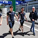 Daniil Kvyat (RUS) Scuderia Toro Rosso walks the track at Formula One World Championship, Rd4, Russian Grand Prix, Preparations, Sochi Autodrom, Sochi, Krasnodar Krai, Russia, Thursday 27 April 2017. © Sutton Motorsport Images