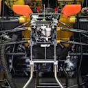 Renault Sport F1 Team RS17 front suspension detail at Formula One World Championship, Rd4, Russian Grand Prix, Preparations, Sochi Autodrom, Sochi, Krasnodar Krai, Russia, Thursday 27 April 2017. © Sutton Motorsport Images