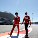 Sebastian Vettel (GER) Ferrari walks the track at Formula One World Championship, Rd4, Russian Grand Prix, Preparations, Sochi Autodrom, Sochi, Krasnodar Krai, Russia, Thursday 27 April 2017. © Sutton Motorsport Images