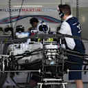 Williams FW40 in the garage at Formula One World Championship, Rd4, Russian Grand Prix, Preparations, Sochi Autodrom, Sochi, Krasnodar Krai, Russia, Thursday 27 April 2017. © Sutton Motorsport Images