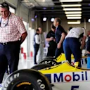 Nigel Mansell (GBR) with the Williams Honda FW11 at Williams British Grand Prix Preview Day, Silverstone, England, 2 June 2017. © Sutton Images