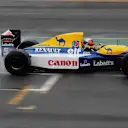 Karun Chandhok (IND) in the Williams Renault FW14B at Williams British Grand Prix Preview Day, Silverstone, England, 2 June 2017. © Sutton Images