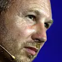 Christian Horner (GBR) Red Bull Racing Team Principal in the Press Conference at Formula One World Championship, Rd14, Singapore Grand Prix, Practice, Marina Bay Street Circuit, Singapore, Friday 15 September 2017. © Sutton Images