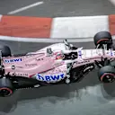 Sergio Perez (MEX) Force India VJM10 at Formula One World Championship, Rd14, Singapore Grand Prix, Practice, Marina Bay Street Circuit, Singapore, Friday 15 September 2017. © Mirko Stange/Sutton Images