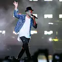 One Republic in concert at Formula One World Championship, Rd14, Singapore Grand Prix, Practice, Marina Bay Street Circuit, Singapore, Friday 15 September 2017. © Sutton Images