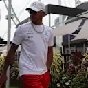 Lewis Hamilton (GBR) Mercedes AMG F1 at Formula One World Championship, Rd14, Singapore Grand Prix, Practice, Marina Bay Street Circuit, Singapore, Friday 15 September 2017. © Sutton Images
