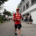 Kimi Raikkonen (FIN) Ferrari at Formula One World Championship, Rd14, Singapore Grand Prix, Practice, Marina Bay Street Circuit, Singapore, Friday 15 September 2017. © Mirko Stange/Sutton Images