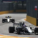 Romain Grosjean (FRA) Haas VF-17 at Formula One World Championship, Rd14, Singapore Grand Prix, Practice, Marina Bay Street Circuit, Singapore, Friday 15 September 2017. © Sutton Images