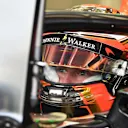 Stoffel Vandoorne (BEL) McLaren MCL32 at Formula One World Championship, Rd14, Singapore Grand Prix, Practice, Marina Bay Street Circuit, Singapore, Friday 15 September 2017. © Sutton Images