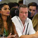 Jos Verstappen (NDL) and girlfriend Amanda Sodre (BRA) Model at Formula One World Championship, Rd14, Singapore Grand Prix, Qualifying, Marina Bay Street Circuit, Singapore, Saturday 16 September 2017. © Sutton Images