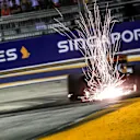 Nico Hulkenberg (GER) Renault Sport F1 Team RS17 at Formula One World Championship, Rd14, Singapore Grand Prix, Qualifying, Marina Bay Street Circuit, Singapore, Saturday 16 September 2017. © Sutton Images