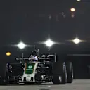 Romain Grosjean (FRA) Haas VF-17 at Formula One World Championship, Rd14, Singapore Grand Prix, Qualifying, Marina Bay Street Circuit, Singapore, Saturday 16 September 2017. © Sutton Images