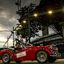 Kevin Magnussen (DEN) Haas F1 on the drivers parade at Formula One World Championship, Rd14, Singapore Grand Prix, Race, Marina Bay Street Circuit, Singapore, Sunday 17 September 2017. © Mirko Stange/Sutton Images