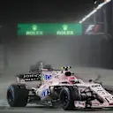 Esteban Ocon (FRA) Force India VJM10 at Formula One World Championship, Rd14, Singapore Grand Prix, Race, Marina Bay Street Circuit, Singapore, Sunday 17 September 2017. © Kym Illman/Sutton Images