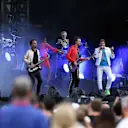 Duran Duran in concert at Formula One World Championship, Rd14, Singapore Grand Prix, Race, Marina Bay Street Circuit, Singapore, Sunday 17 September 2017. © Sutton Images