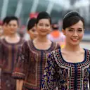 From Sunday... Grid girls at Formula One World Championship, Rd14, Singapore Grand Prix, Race, Marina Bay Street Circuit, Singapore, Sunday 17 September 2017. © Sutton Images