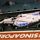 Sergio Perez (MEX) Force India VJM10 at Formula One World Championship, Rd14, Singapore Grand Prix, Race, Marina Bay Street Circuit, Singapore, Sunday 17 September 2017. © Kym Illman/Sutton Images
