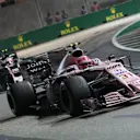 Esteban Ocon (FRA) Force India VJM10 at Formula One World Championship, Rd14, Singapore Grand Prix, Race, Marina Bay Street Circuit, Singapore, Sunday 17 September 2017. © Sutton Images
