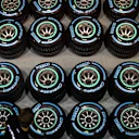 Pirelli tyres at Formula One World Championship, Rd14, Singapore Grand Prix, Preparations, Marina Bay Street Circuit, Singapore, Thursday 14 September 2017. © Sutton Images