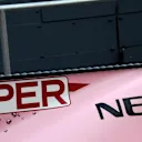 Force India VJM10 engine cover fin aero detail at Formula One World Championship, Rd14, Singapore Grand Prix, Preparations, Marina Bay Street Circuit, Singapore, Thursday 14 September 2017. © Sutton Images