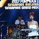 Entertainment / Aarika Lee & The Next Movement (SIN) at Formula One World Championship, Rd14, Singapore Grand Prix, Preparations, Marina Bay Street Circuit, Singapore, Thursday 14 September 2017. © Sutton Images