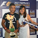 Fans at Formula One World Championship, Rd14, Singapore Grand Prix, Preparations, Marina Bay Street Circuit, Singapore, Thursday 14 September 2017. © Sutton Images