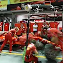 Ferrari practice pit stops at Formula One World Championship, Rd14, Singapore Grand Prix, Preparations, Marina Bay Street Circuit, Singapore, Wednesday 13 September 2017. © Sutton Images