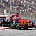 Sebastian Vettel (GER) Ferrari SF70-H stops at the end of pit lane in FP1 at Formula One World Championship, Rd5, Spanish Grand Prix, Practice, Barcelona, Spain, Friday 12 May 2017. © Sutton Motorsport Images