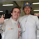 F1 Experiences 2-Seater passenger Frankie Muniz (USA) Actor and Patrick Friesacher (AUT) F1 Experiences 2-Seater driver at Formula One World Championship, Rd5, Spanish Grand Prix, Practice, Barcelona, Spain, Friday 12 May 2017. © Sutton Motorsport Images