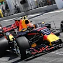 Max Verstappen (NED) Red Bull Racing RB13 and Daniel Ricciardo (AUS) Red Bull Racing RB13 at Formula One World Championship, Rd5, Spanish Grand Prix, Qualifying, Barcelona, Spain, Saturday 13 May 2017. © Sutton Motorsport Images