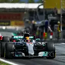 Lewis Hamilton (GBR) Mercedes-Benz F1 W08 Hybrid at Formula One World Championship, Rd5, Spanish Grand Prix, Qualifying, Barcelona, Spain, Saturday 13 May 2017. © Sutton Motorsport Images/Kym Illman