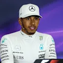 Lewis Hamilton (GBR) Mercedes AMG F1 in the Press Conference at Formula One World Championship, Rd5, Spanish Grand Prix, Race, Barcelona, Spain, Sunday 14 May 2017. © Sutton Motorsport Images
