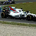 Felipe Massa (BRA) Williams FW40 with rear tyre puncture at the start of the race at Formula One World Championship, Rd5, Spanish Grand Prix, Race, Barcelona, Spain, Sunday 14 May 2017. © Sutton Motorsport Images