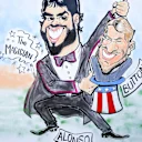 Caricature at Formula One World Championship, Rd5, Spanish Grand Prix, Race, Barcelona, Spain, Sunday 14 May 2017. © Sutton Motorsport Images