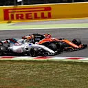 Felipe Massa (BRA) Williams FW40 and Stoffel Vandoorne (BEL) McLaren MCL32 collide at Formula One World Championship, Rd5, Spanish Grand Prix, Race, Barcelona, Spain, Sunday 14 May 2017. © Sutton Motorsport Images