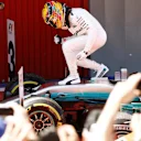 Race winner Lewis Hamilton (GBR) Mercedes-Benz F1 W08 Hybrid celebrates in parc ferme at Formula One World Championship, Rd5, Spanish Grand Prix, Race, Barcelona, Spain, Sunday 14 May 2017. © Sutton Motorsport Images