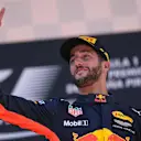 Daniel Ricciardo (AUS) Red Bull Racing celebrates on the podium at Formula One World Championship, Rd5, Spanish Grand Prix, Race, Barcelona, Spain, Sunday 14 May 2017. © Sutton Motorsport Images