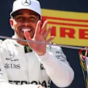 Daniel Ricciardo (AUS) Red Bull Racing celebrates on the podium with the trophy at Formula One World Championship, Rd5, Spanish Grand Prix, Race, Barcelona, Spain, Sunday 14 May 2017. © Sutton Motorsport Images