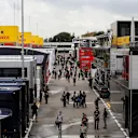 Paddock view at Formula One World Championship, Rd5, Spanish Grand Prix, Preparations, Barcelona, Spain, Thursday 11 May 2017. © Sutton Motorsport Images