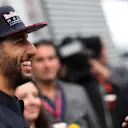 Daniel Ricciardo (AUS) Red Bull Racing talks to the media at Formula One World Championship, Rd5, Spanish Grand Prix, Preparations, Barcelona, Spain, Thursday 11 May 2017. © Sutton Motorsport Images
