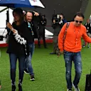 Felipe Massa (BRA) Williams with his wife Rafaela Bassi (BRA) and son Felipinho Massa (BRA) at Formula One World Championship, Rd5, Spanish Grand Prix, Preparations, Barcelona, Spain, Thursday 11 May 2017. © Sutton Motorsport Images